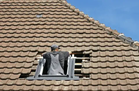 Pose de velux - Le Burgaud